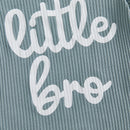 Summer Little Baby Boys Clothing Set Soft Ribbed Newborn Outfits Letter Print Short Sleeve Jumpsuit Elastic Shorts Infant Suit