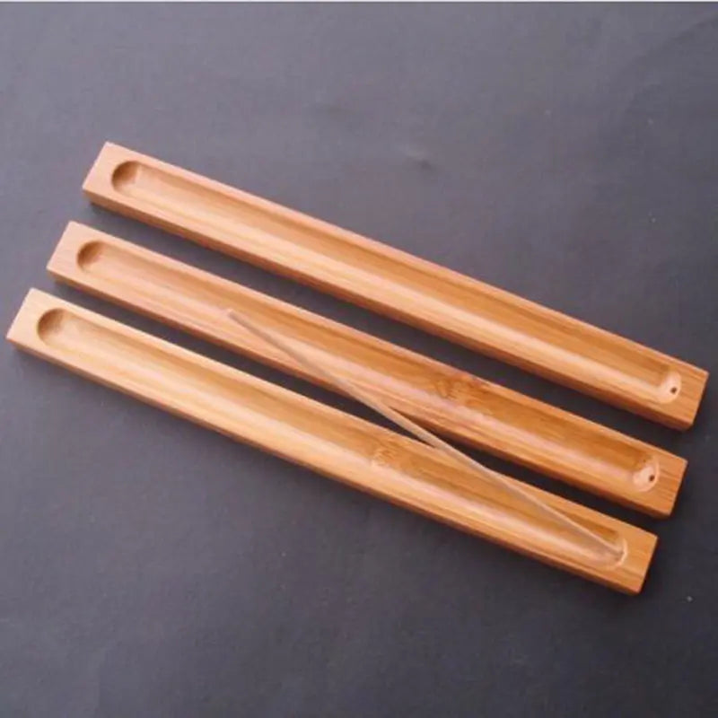 New Useful Bamboo Material Stick Plate Incense Holder Fragrant Ware Stick Incense Burner Bamboo Line Incense Burner