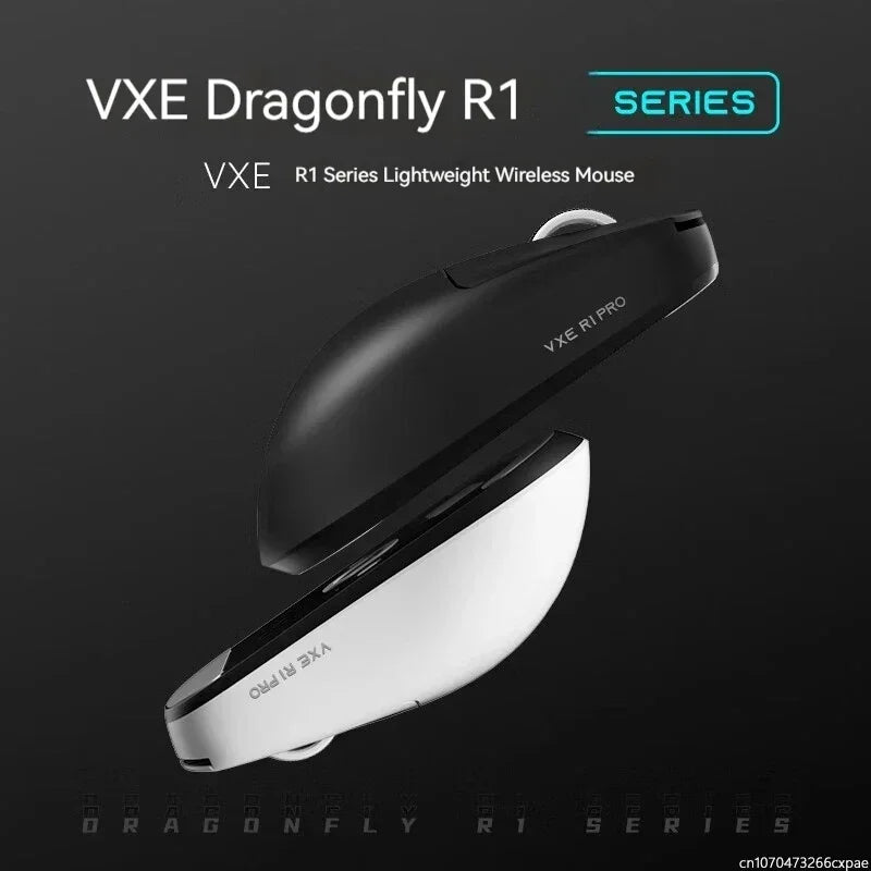 VGN VXE Dragonfly R1 Wireless Blue Mouse PAW3395 Sensor 26000DPI 2KHz FPS Tri-Mode Gaming Mouse Low Latency PC Gamer Office