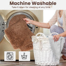 Large Cat Bed Sturdy Wooden Leg Raised Plush Cat Sofa Bed Kitten Bed for Indoor Cats - Soft Cat Couch