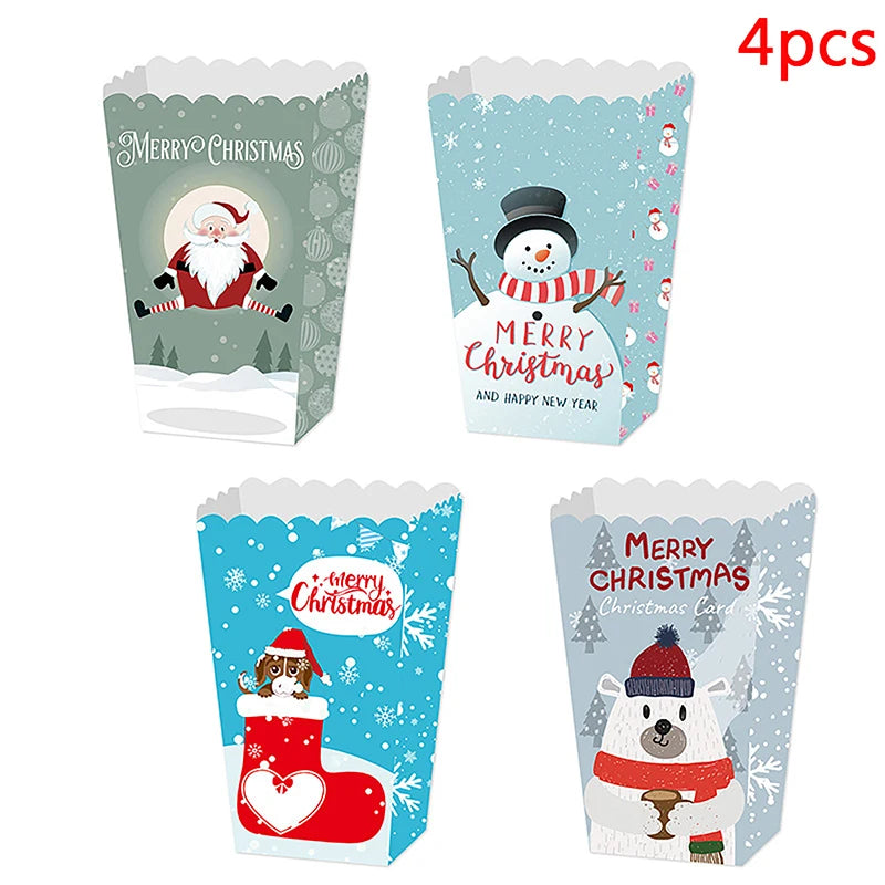 10Pcs Team Boy Team Girl Popcorn Cup Packaging Snack Paper Box for Gender Reveal Party Decoration Baby Shower Supplies Gift Box