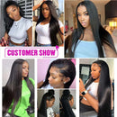 Tissage Straight Hair Bundles 18 20 22 Inch Natural Human Hair Brazilian Weave 10A Human Hair Extensions Delivery 3 Day France