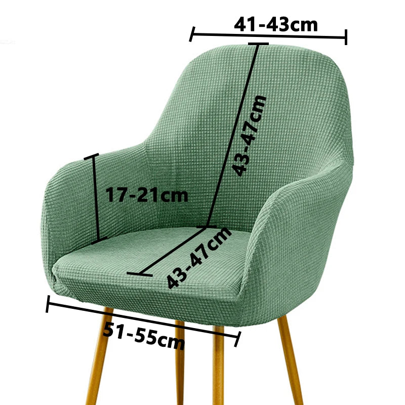 High Armrest Chair Cover All-inclusive Stretch Seat Protector Make Up Dining Slipcover Waterproof Elastic Cover Home Decor