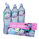24pcs Labels Stickers Disney's Vampirina Theme Kids Party Water Bottle Labels Stickers Happy Birthday Party decorations Supplies