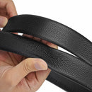 1pc Men's Belt Leather Belt Metal Automatic Buckle Brand Luxury Business Fashion Design Waist Belt for Men Strap Male Jeans Belt