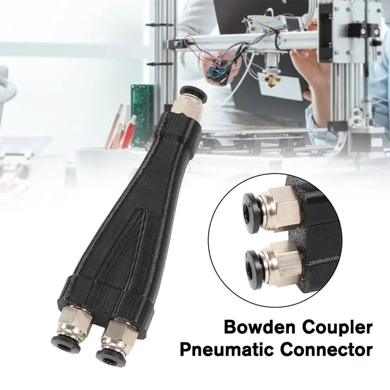 Suitable For Bambu Lab P1P P1S X1C PTFE Bowden Y Connector Bowden Coupler Pneumatic Connector M10 For BambuLab 3D Printer