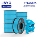 JAYO 3D Printer Filament PLA Series 1.75MM 5Rolls/10Rolls High Strength 100% No Bubble Neatly Wound for FDM DIY Gift Material