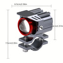1PC Motorcycle Led Bulb, Two Lens Lights, Dual Lens Bulb, High And Low Integrated Ultra Bright Electric Light