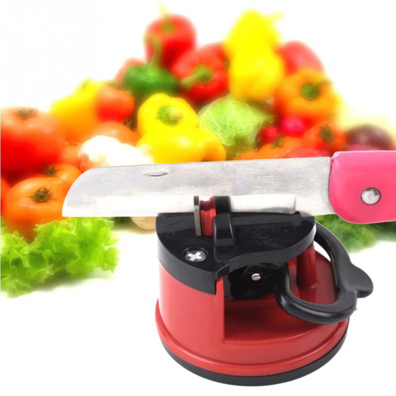 Kitchen Sharpener Sharpening Tool Easy Safe Knife Scissors Blade Grinder Stone Knives Suction Pad Sharpening Diamond Sharpener