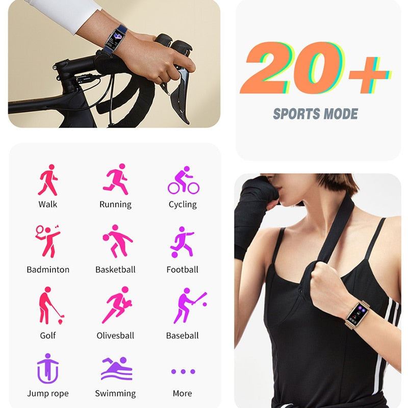 2022 New Sports Smart Watch uomo donna 1.47 pollici Full Touch Fitness Tracker IP67 Smartwatch impermeabile per telefono Huawei Xiaomi