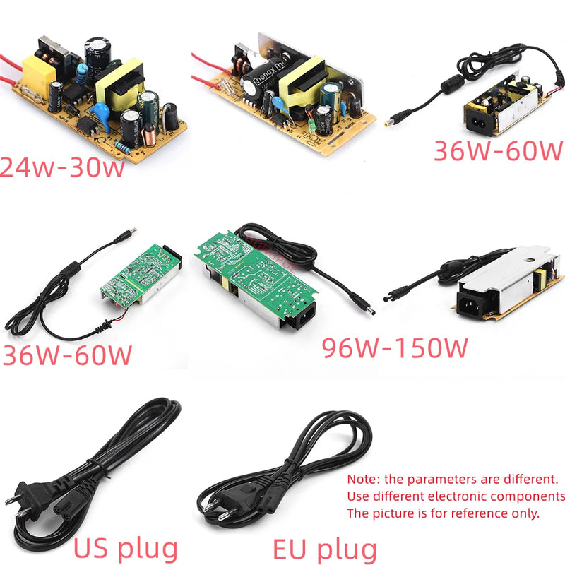 DC 5V 9V 12V 15V 18V 24V Adapter Power Supply AC 100V-240V 1A 2A 3A 5A 6A 8A 10A Charger Converter Adaptor For LED Strips Light