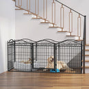 Heavy Duty Metal Dog Playpen Foldable 8 Panels Pet Animal Dog Kennel Pen Fence with Gate for Indoor Outdoor