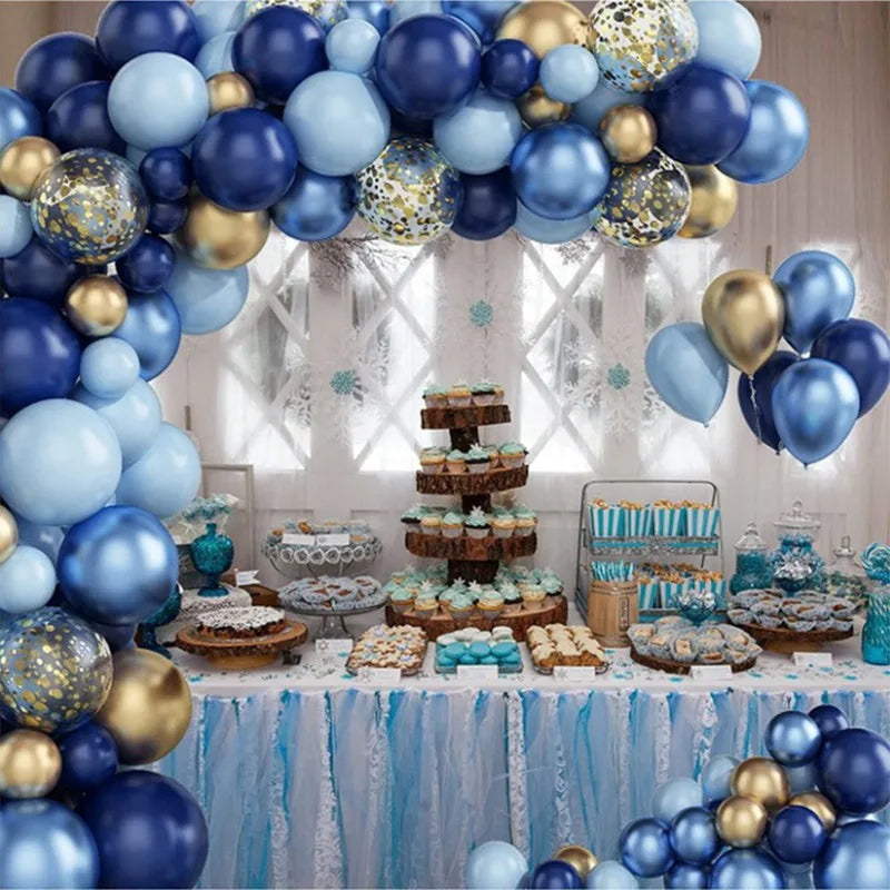 Balloons Party Supplies Happy Birthday Baby Shower Bluey Decorations Wedding Accessories Arch Gender Reveal Christening Boy Girl