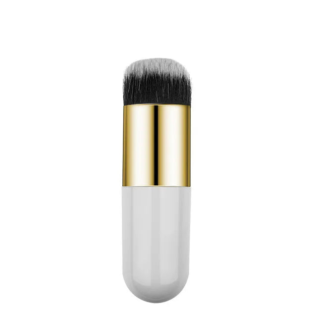 2023 New Chubby Pier Foundation Brush Flat Cream Makeup Brushes Professional Cosmetic Make-up Brush