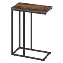 WOLTU End Table Side Table Coffee Tea Table Laptop Desk with Metal Frame Nightstand Table Bedroom Living Room Home Furniture