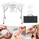 Folding Manicure Table Manicure Table with Suction 90 x 40 x 72.5 cm with Drawer Portable Nail Table Nail Care