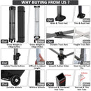 10x10 Pop up Canopy Tent with 4 Sidewalls Waterproof Commercial Heavy Duty Instant Tent for Parties, Wedding,with Roller Bag