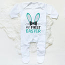 My 1st Easter Baby Bodysuit Babygrow Sleepsuit Rabbit Print Baby Coming Home Hospital Outfit Clothes Infant Easter Party Romper