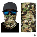 Camouflage Cycling Face Mask Scarf Neck Gaiter Men Seamless Bandana Women Headband Balaclava Tube Face Shield
