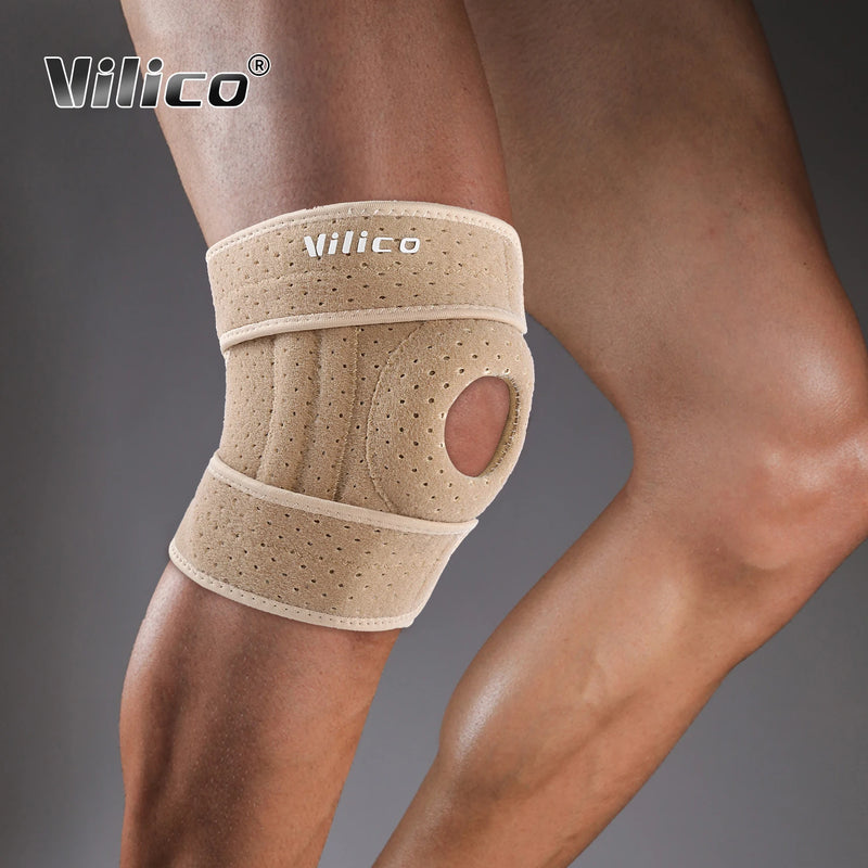 1PC Sports Kneepad Men Women Pressurized Elastic Knee Pads Arthritis Joints Protector Fitness Gear Volleyball Brace Protector