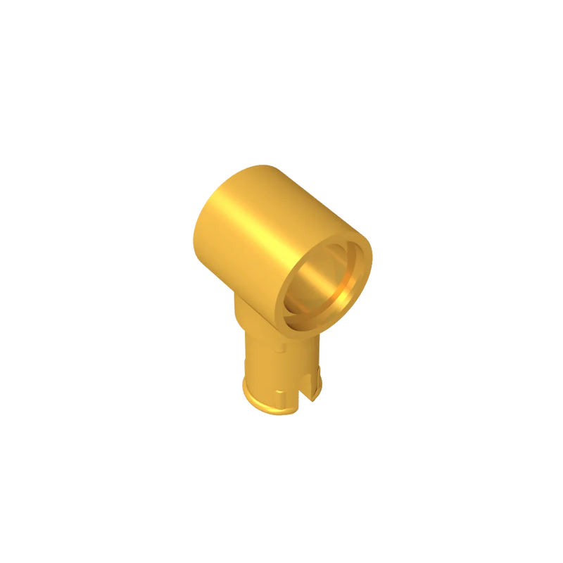 Gobricks GDS-925 Technical, Pin with Friction Ridges Lengthwise and Pin Hole compatible with lego 15100  DIY