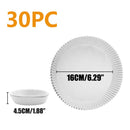 30/50Pcs Disposable Air Fryer Paper Liner Oil-proof Water-proof Paper Tray Non-Stick Baking Mat for Oven AirFryer Accessories