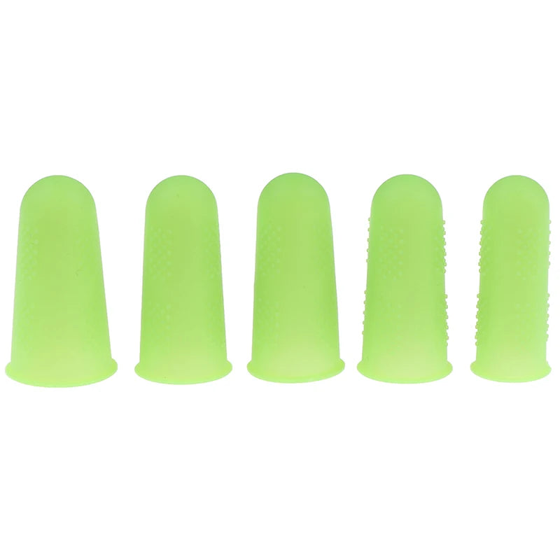 Silicone Finger Protector Sleeve Cover Anti-cut Heat Resistant Finger Sleeves Great Cooking Kitchen Tools