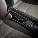 Carbon Fiber Center Console Water Cup Holder Decoration Cover Trim Stickers For Toyota Yaris CROSS 2021 2022 RHD