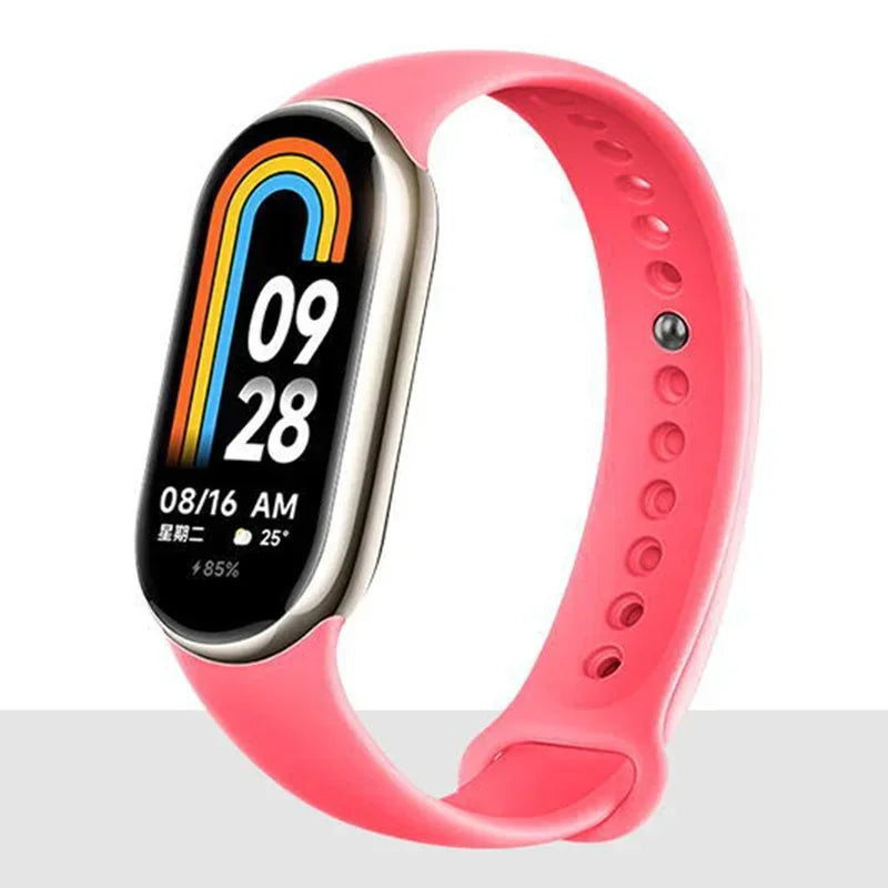 Watch Strap for Xiaomi Mi Band 8-9 NFC Bracelet Accessorie Sport Silicone Smartwatch Wristband correa Mi Band 8-9 global version