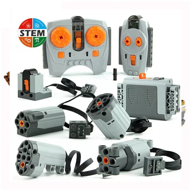 Technical parts Motor multi power functions 8293 8883 tool servo train motor PF model sets building blocks Compatible All Brands