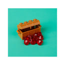 MOC Building Blocks Figures Accessories Cash Dollar Coin Bag Model Gold Silver Bar Colored Diamond Treasure Box Series Coffer