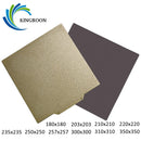 KINGROON 3D Printer Heatbed PEI Spring Steel Sheet 180x180 /235x235 PEI Flexble Magnetic Bed for KP3S Ender 3 CR10 Build Plate