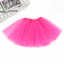 Tutu Princess Dress Mesh 2-8 Year Old Children's Halfbody Halloween Ballet Dance Performance Short Skirt Christmas Dress Girl