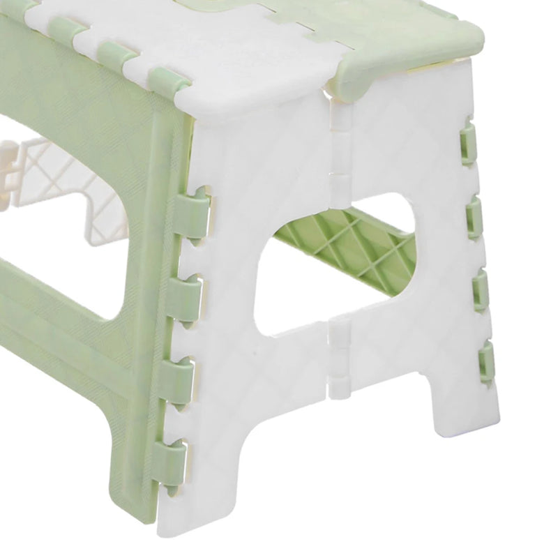 Plastic Folding Step Stool with Handle Portable Collapsible Small Foot Stool Bathroom Stepping Stool Folding Step Stools for Kid