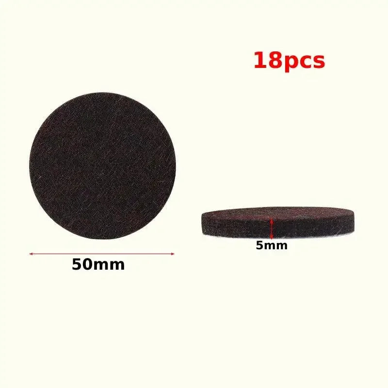 Felt Pad Round Furniture Pads Chair Legs Anti Scratch Floor Protector Self-Adhesive Furniture Sliders for Hardwood Floors Table