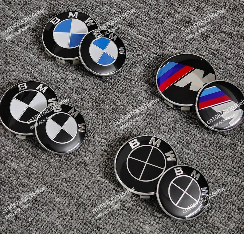 4Pcs 68MM 56MM Car Wheel Center Caps for BMW E90 E46 F10 F30 E87 F20 G20 E60 E39 E92 F11 F31 E61 F25 E36 X3 X5 Car Accessories