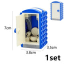 DlY Mini Food Building Block Figures Bread Fish Fruit Chicken Crab Hot Dog Cake Pizze Carrot Box Creative Toys City Parts Brick