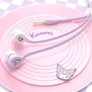 Sanrio in-ear Wired Headphones My Melody Music Sports Earbuds Kuromi Cinnamoroll Kawaii Gaming Earphones Pochacco Girls Gifts