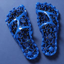 Non-Slip Foot Massage Slippers Feet Care Bath Quick-drying Footwear Reflex Stress Hollow Out Acupressure Massage Slippers Man