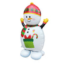 1pc New Extra Large Standing Santa Claus Foil Balloon Christmas Holiday Party Decoration New Year Birthday Supplies Easter Gift