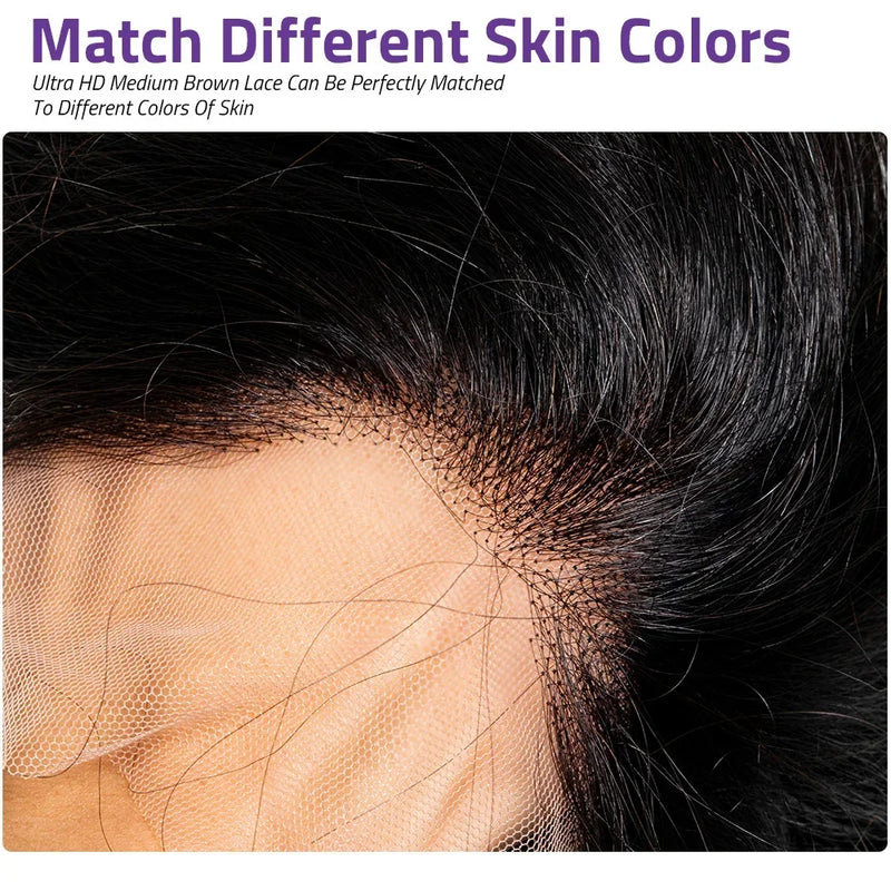 Bone Straight 13x6 HD Lace Frontal Human Hair Wig 5x5 Brazilian Glueless Ready To Wear Pre Cut Lace Closure Wigs for Black Women