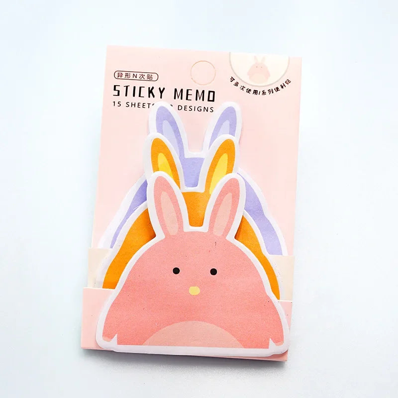 45Sheets Kawaii Paper Sticky Notes Creative Notepad Memo Pads Sticky Notes School Stationery Stickers Posted it Sticky Note Pads