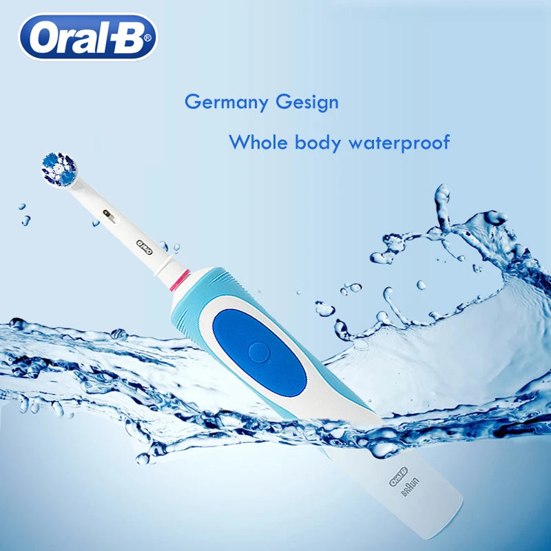 Oral B Electric Toothbrush Rotation Cleaning Oral 3D White Tooth Adult Vitality Tooth Brush Inductive Charging + Gift Brush Head