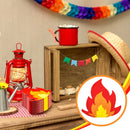 16PCS Fire Flame Napkins Beverage Napkins Disposable Paper Lunch Napkins for Fire Truck Fireman Sam Birthday Party Decorations