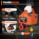 1100 lbs 3-in-1 Electric Hoist Winch 110V 1500W Portable Lifting Machine Wireless Remote Control Electric Hoist