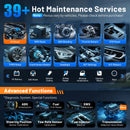 XTOOL D7W D7 BT Bluetooth Diagnostic Tool All System Car Automotive Scanner ECU Coding Bidirectional 39 Resets CANFD DOIP FCA