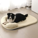 Removeable Summer Dog Bed Ice Silk Cooling Pet Mat Foam Sleeping Sofa Puppy Kennel Summer Cooling Fabric Dog Cat Bed Pet Cushion