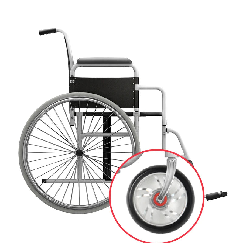 Electric Wheelchair Tires 4-inch casters Sports wheelchair wheels Medical wheelchair Solid aluminum tires all-wheel 100*30mm