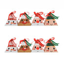 5/10Pcs Christmas Gift Box with Handle Christmas Decoration Cardboard Candy Dragee Box for New Year Dinner Table Party Supplies