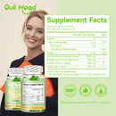 Quitmood Apple Cider Vinegar Gummies- 60 Count - 3500mg Bladderwrack, Burdock Root and Sea Moss - Natural Irish Sea Moss for Imm